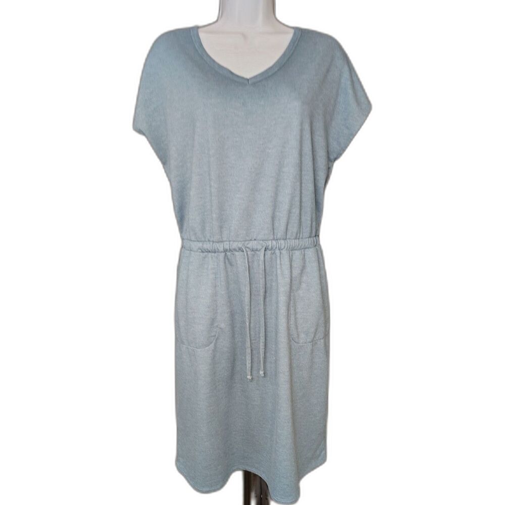 32 Degrees NWT Soft Lux Dress w/ Drawstring Waist & Pockets - M